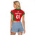 Custom Oman Cricket Raglan Cropped T Shirt Team Oman Come On - Wonder Print Shop