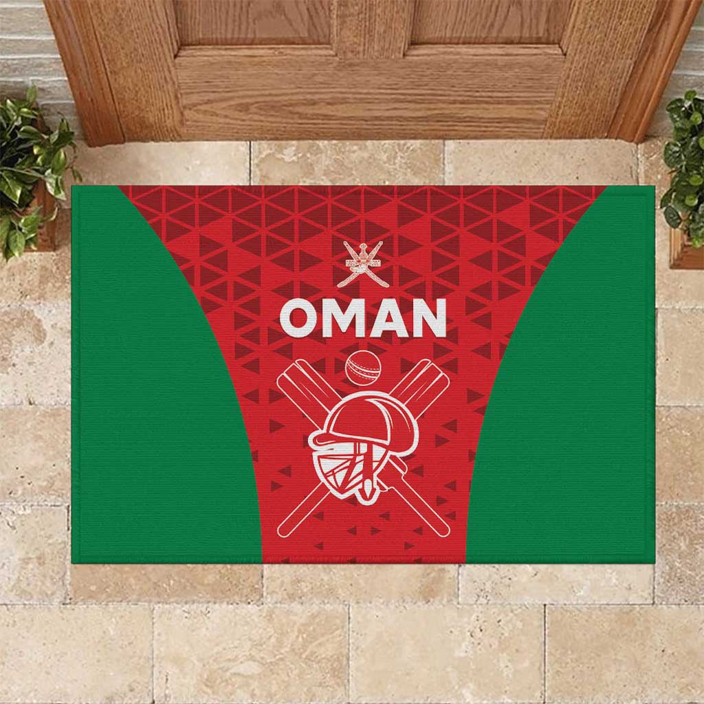 Oman Cricket Rubber Doormat Team Oman Come On - Wonder Print Shop