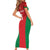 Custom Oman Cricket Short Sleeve Bodycon Dress Team Oman Come On - Wonder Print Shop