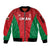 Custom Oman Cricket Sleeve Zip Bomber Jacket Team Oman Come On - Wonder Print Shop