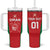 Custom Oman Cricket Tumbler With Handle Team Oman Come On - Wonder Print Shop