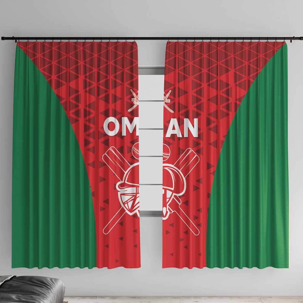 Oman Cricket Window Curtain Team Oman Come On - Wonder Print Shop