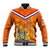 Netherlands Queen Day 2024 Baseball Jacket Nederland Koningsdag Orange Tulips - Wonder Print Shop