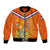 Netherlands Queen Day 2024 Bomber Jacket Nederland Koningsdag Orange Tulips - Wonder Print Shop