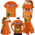 Netherlands Queen Day 2024 Family Matching Mermaid Dress and Hawaiian Shirt Nederland Koningsdag Orange Tulips - Wonder Print Shop