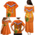 Netherlands Queen Day 2024 Family Matching Puletasi and Hawaiian Shirt Nederland Koningsdag Orange Tulips - Wonder Print Shop