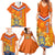 Netherlands Queen Day 2024 Family Matching Summer Maxi Dress and Hawaiian Shirt Nederland Koningsdag Orange Tulips - Wonder Print Shop