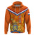 Netherlands Queen Day 2024 Hoodie Nederland Koningsdag Orange Tulips - Wonder Print Shop