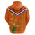 Netherlands Queen Day 2024 Hoodie Nederland Koningsdag Orange Tulips - Wonder Print Shop