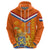 Netherlands Queen Day 2024 Hoodie Nederland Koningsdag Orange Tulips - Wonder Print Shop