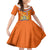 Netherlands Queen Day 2024 Kid Short Sleeve Dress Nederland Koningsdag Orange Tulips - Wonder Print Shop