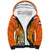 Netherlands Queen Day 2024 Sherpa Hoodie Nederland Koningsdag Orange Tulips