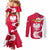 Poland Constitution Day 2024 Couples Matching Mermaid Dress and Long Sleeve Button Shirt Polska Swieto Konstytucji 3 Maja