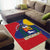 Venezuela Area Rug Coat Of Arms Curve Style