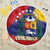 Venezuela Beach Blanket Coat Of Arms Curve Style