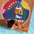 Venezuela Beach Blanket Coat Of Arms Curve Style