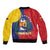 Personalized Venezuela Bomber Jacket Coat Of Arms Curve Style