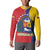 Personalized Venezuela Button Sweatshirt Coat Of Arms Curve Style