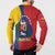 Personalized Venezuela Button Sweatshirt Coat Of Arms Curve Style