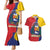 Personalized Venezuela Couples Matching Mermaid Dress and Hawaiian Shirt Coat Of Arms Curve Style