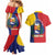 Personalized Venezuela Couples Matching Mermaid Dress and Hawaiian Shirt Coat Of Arms Curve Style