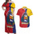 Personalized Venezuela Couples Matching Off Shoulder Maxi Dress and Hawaiian Shirt Coat Of Arms Curve Style