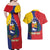 Personalized Venezuela Couples Matching Off Shoulder Maxi Dress and Hawaiian Shirt Coat Of Arms Curve Style