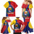 Personalized Venezuela Family Matching Mermaid Dress and Hawaiian Shirt Coat Of Arms Curve Style