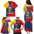 Personalized Venezuela Family Matching Puletasi and Hawaiian Shirt Coat Of Arms Curve Style