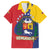 Personalized Venezuela Family Matching Puletasi and Hawaiian Shirt Coat Of Arms Curve Style