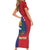 Personalized Venezuela Family Matching Short Sleeve Bodycon Dress and Hawaiian Shirt Coat Of Arms Curve Style