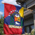 Venezuela Garden Flag Coat Of Arms Curve Style