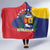 Venezuela Hooded Blanket Coat Of Arms Curve Style