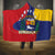 Venezuela Hooded Blanket Coat Of Arms Curve Style