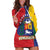 Personalized Venezuela Hoodie Dress Coat Of Arms Curve Style