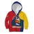 Personalized Venezuela Kid Hoodie Coat Of Arms Curve Style