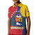 Personalized Venezuela Kid Polo Shirt Coat Of Arms Curve Style