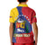 Personalized Venezuela Kid Polo Shirt Coat Of Arms Curve Style