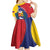 Personalized Venezuela Kid Short Sleeve Dress Coat Of Arms Curve Style