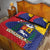 Venezuela Quilt Bed Set Coat Of Arms Curve Style