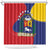 Venezuela Shower Curtain Coat Of Arms Curve Style