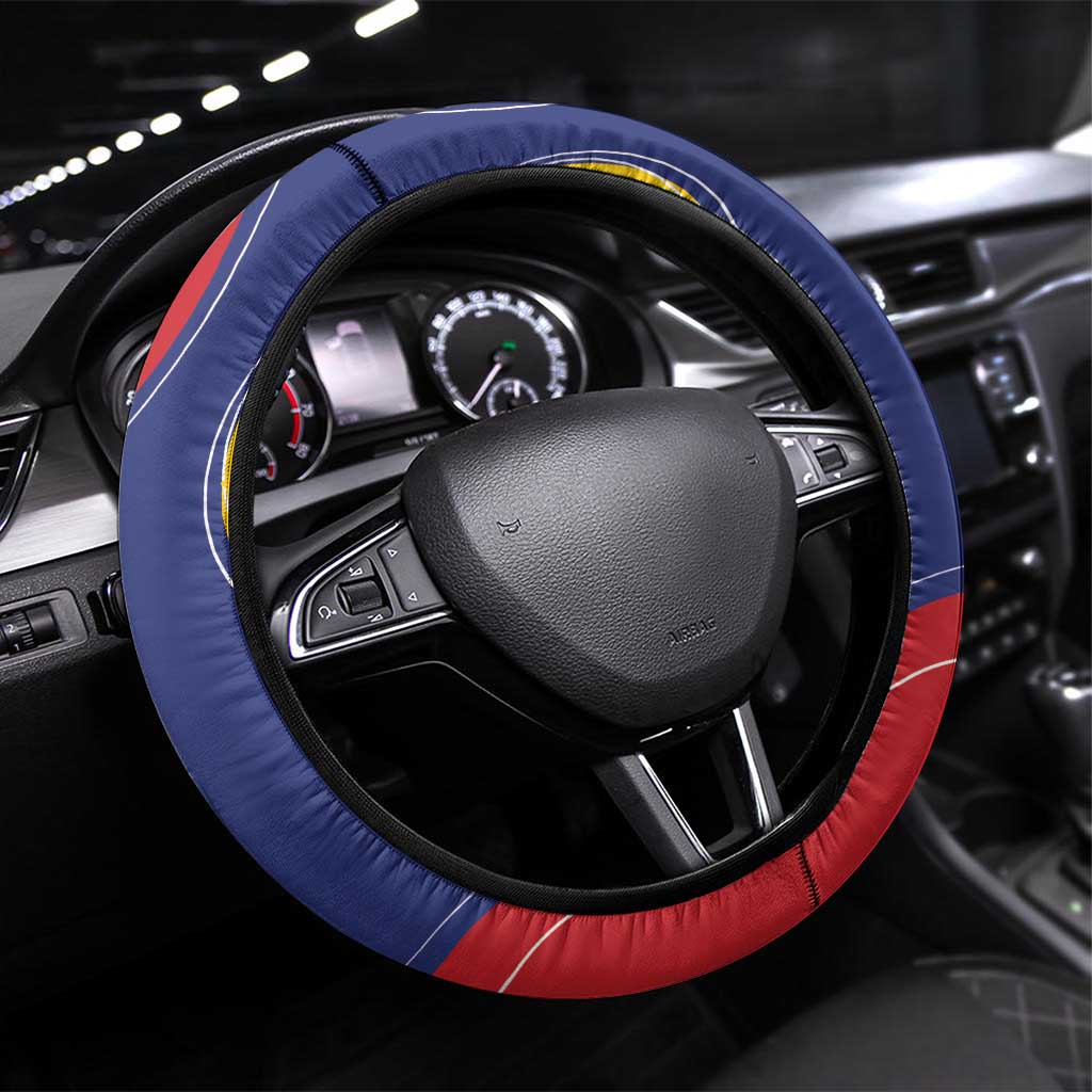 Venezuela Steering Wheel Cover Coat Of Arms Curve Style