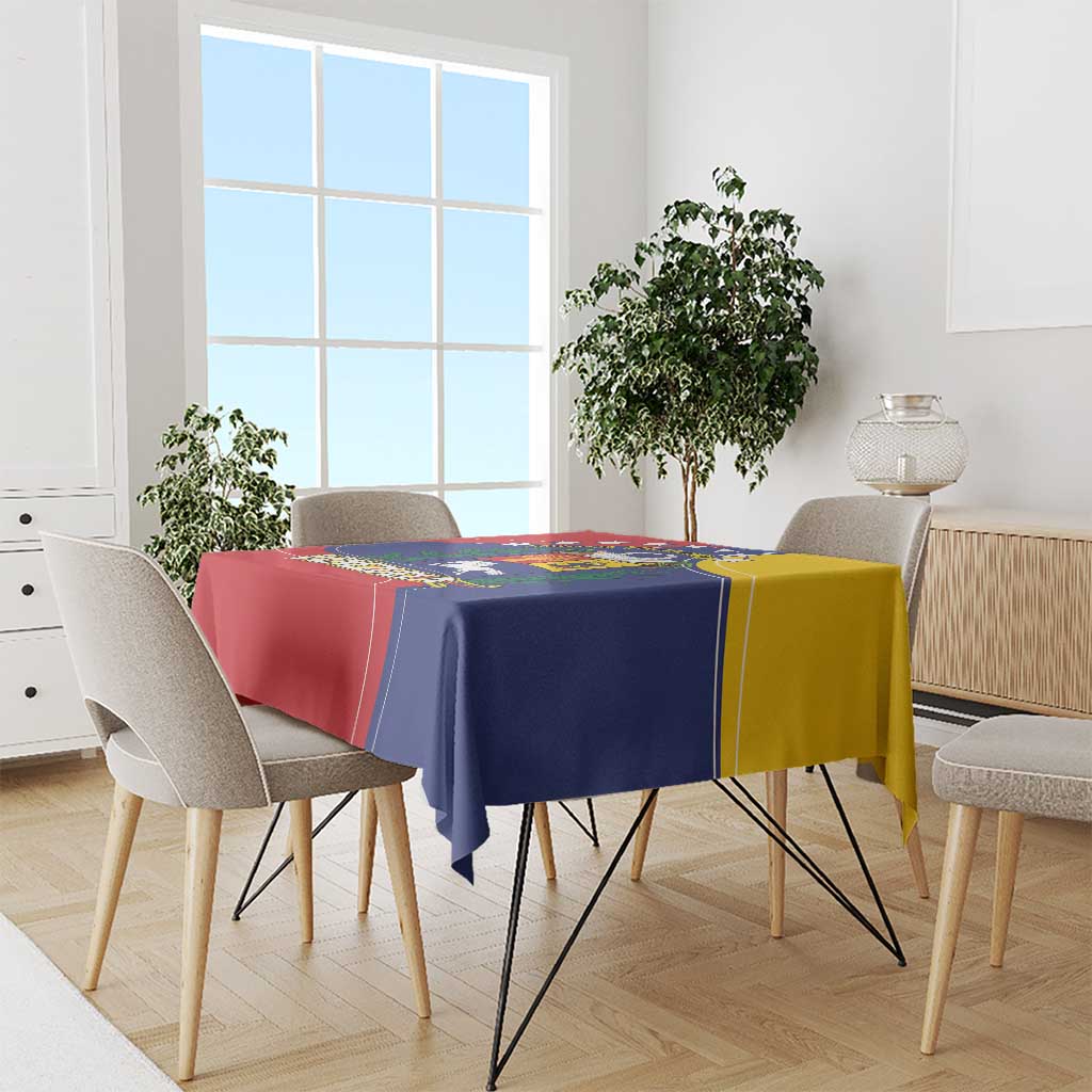 Venezuela Tablecloth Coat Of Arms Curve Style