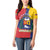 Personalized Venezuela Women Polo Shirt Coat Of Arms Curve Style