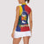 Personalized Venezuela Women Sleeveless Polo Shirt Coat Of Arms Curve Style