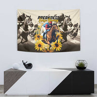 Preakness Horse Racing Tapestry Middle Jewel