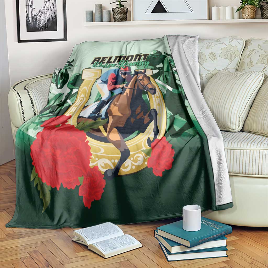 Belmont Horse Racing Blanket The Test of the Champion