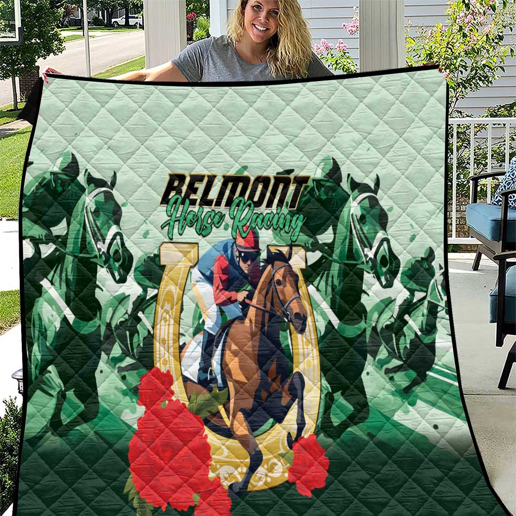 Belmont Horse Racing Quilt The Test of the Champion