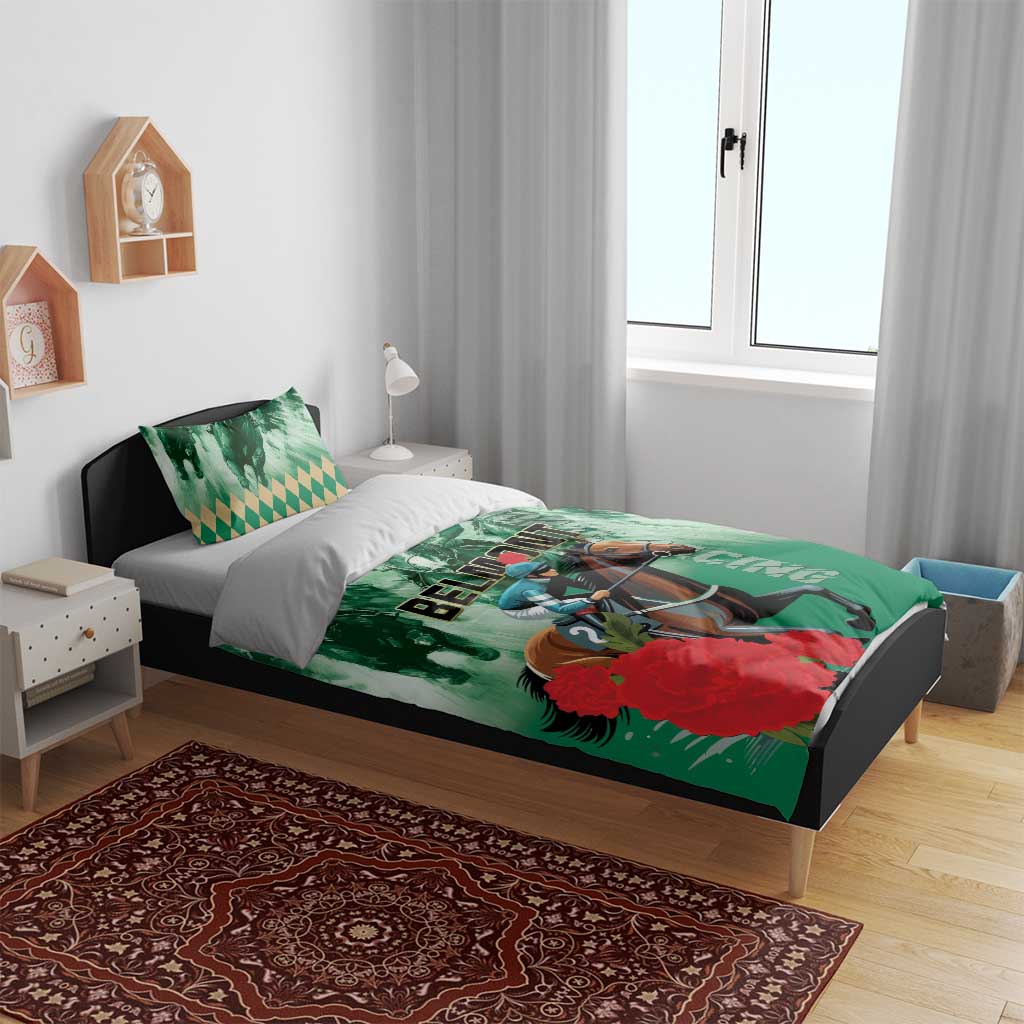 Belmont Horse Racing Bedding Set Run for the Carnations