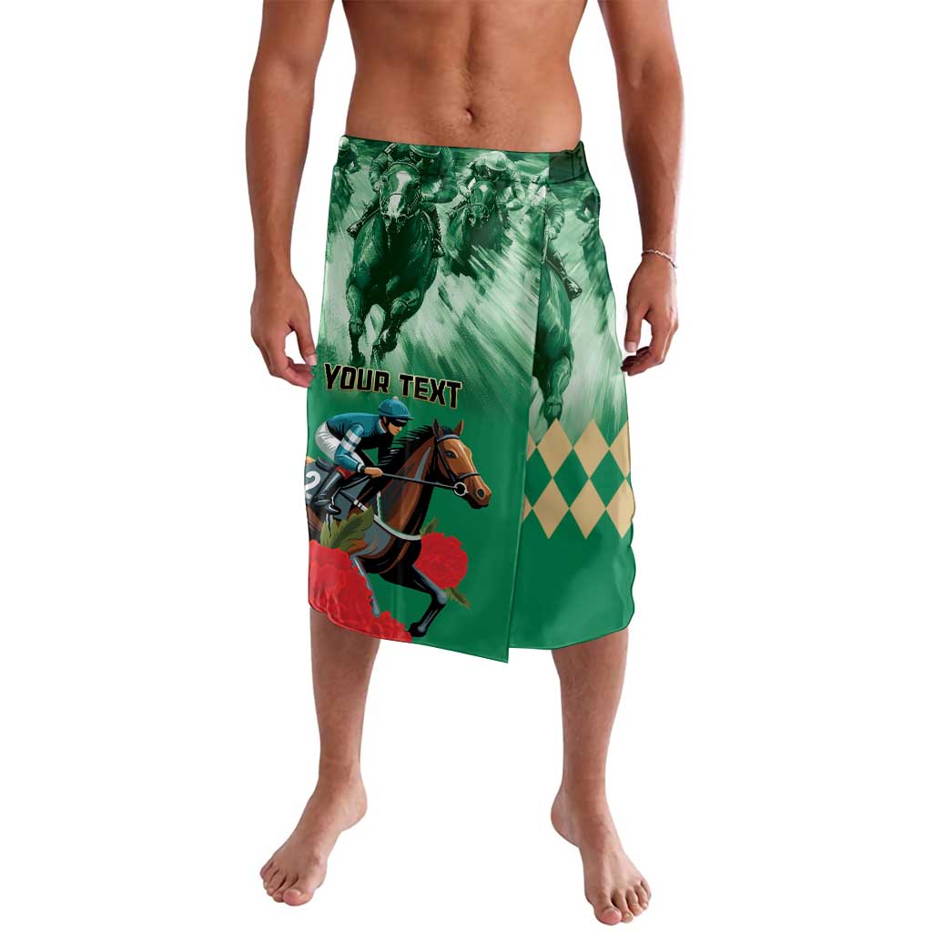 Personalized Belmont Horse Racing Lavalava Run for the Carnations